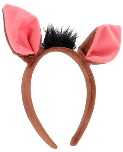 Beatifufu Schweineohren Stirnband aus Weichem Material Leichtes Tier Haarreif für Cosplay Karneval Party und Verkleidung Niedliches und Praktisches Kostümzubehör für Mädchen