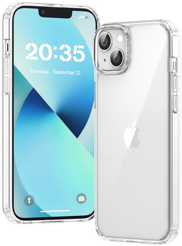 Voyahülle Hülle für iPhone 13 Hülle, Anti-Vergilbung Transparent Handyhülle Stoßfest Schutzhülle, Premium Kratzfeste Case für iPhone 13 - Durchsichtig