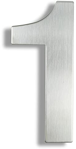 0-9 Modernt dörrnummer Rumsnummer Hotelldörrnummer Adressnummer...(1,Silver)