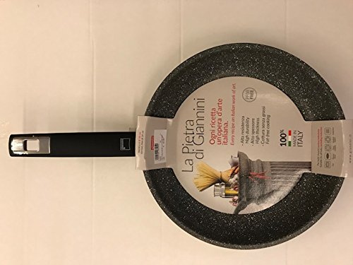 Giannini La Pietra Padella ø 28 cm Alluminio Antiaderente Adatta all'induzione Made In Italy