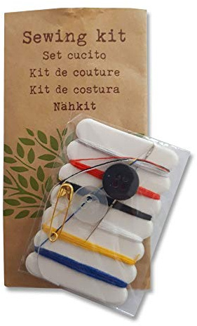 Comfort-Pur Awek.EU 50 Stück Hotel Einweg Nähset Nähetui Sewing kit Sachet Nature Serie Neu