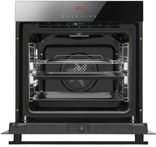 Amica EBPX 946 610 S A+ Einbau-Backofen, 60 cm breit, 77 L, Pyrolyse, XXL Backofen, Teleskopauszug, OpenUp, schwarz
