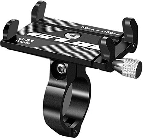 Soporte Bici Movil Anti Vibración, Soporte Movil Bicicleta Montaña, Soporte Movil Moto Aluminio, Portamoviles Bicicleta Sin Ruidos, Accesorios Patinete Electrico para iPhone, Huawei, Samsung etc.