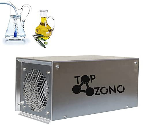 Generador de Ozono Multifunción Encimera - Ozonizador Agua y Aire - Maquina Ozono Mural - Purificador Ambientador Desinfectante - Aparato Purificar aire - Neutraliza Olores y Humo Temporizador Cíclico