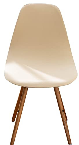 Meigeh Coprisedie da pranzo scandinave Fodera per sedia scandinava per sala da pranzo Fodere per sedie scandinave a forma curva 4 pezzi