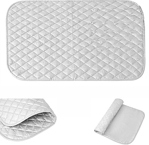 JoboJi Copriasse da Stiro Universale 80x140/60x120/70x100 Cm, Telo Stiro per ASSE, Morbido Fodera in Cotone Copertura ASSE da Stiro, Termoriflettente(80x140cm/31.5x55in)
