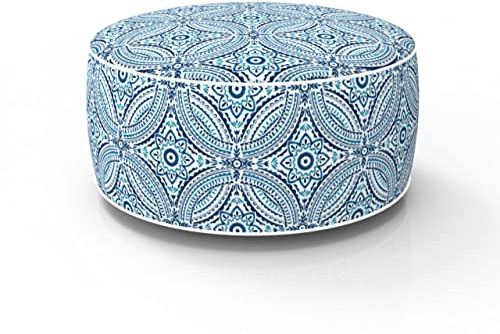 Primaster Sitzpouf 53x23 cm Pouf Bodenkissen Hocker Innen/Außen Sitzhocker
