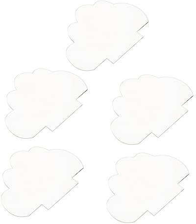 UKCOCO 5stücke Teiliges Premium Acrylblatt Für Lampenbasis Transparent Langlebig Für Projekte Und Kreative Displays Mit Hervorragender Wetterbeständigkeit Und Glatter Oberfläche
