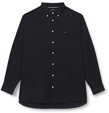 Tommy Hilfiger Uomo Camicia Regular Fit, Blu (Desert Sky), 5XL