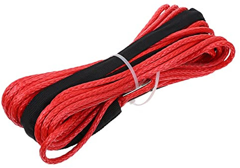 GLEAVI 1stk Abschleppseil Abschleppgurt Seil Für Fahrzeuganhänger Elektrisches Fahrzeug Traktor Dolly-Gurte Schleppen Automobil Windenseil Hohe Festigkeit Nylon Rot Leine
