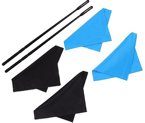 BESTonZON Querflöten Reinigungsset Mit Reinigungsstab Für Flöte Und Klarinettenreinigungstuch Flötenwischer Und Instrumentenreinigungsset Für Effektive Reinigung Und Pflege