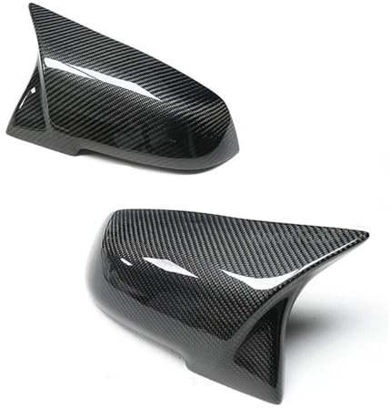 Spiegelkappen Für 3 Serie F30 F31 320i 328i 330i 335i Limousine & Touring Auto Auto Rückansicht Seitenspiegel Abdeckung Trim Carbon Faser Stil Rückspiegel Kappe(Farbe:Carbon fiber pattern)