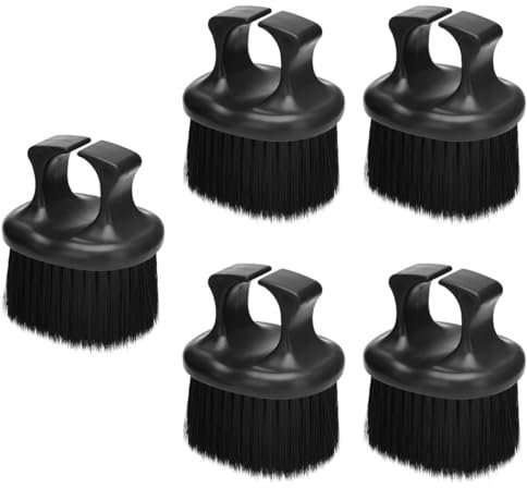 Healeved 5-teiliges Veganes Bartbürstenset Für Männer Haarbürste Friseurbürsten Zur Haarreinigung Rasierbürste Für Männer Tragbares Pflegewerkzeug