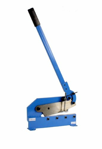 Erie Tools 12 Benchtop Mountable Manual Hand Plate Shear Cuts Sheet Metal, Rebar, and Round Stock Cutter