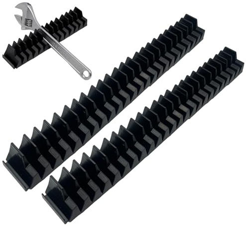 46 MaulschlüsselHalter, Werkzeughalter, Schraubenschlüssel Organizer, RollgabelschlüsselHalter, Ringschlüssel Halter Organizer, für Ratschenschlüssel Schraubenschlüssel Magnetleisten