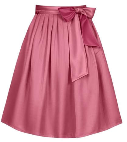 Generisch Schürze für Dirndl Trachtenschürze Damen Dirndlschürze hochwertige Traditionelles Streifenmuster Design Bequem & Pflegeleicht für Trachten & Festlichkeiten