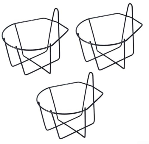 Support mural en métal pour pot de fleurs avec matériau en fer robuste et finition lisse, conçu pour accrocher des plantes comme les pothos sur les murs de balcon ou de jardin pour une utilisation