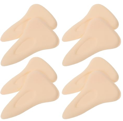 Damen Intimbereich Schutzpads für Schwimmen und Tauchen | Dünn, Beige, Chinlon und Schwamm, Diskreter Einsatz mit Hautfreundlichem Kleber, 8 Stück Packung