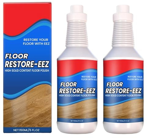 2 Pack de restauración de suelos, 150 ml de arañazos para renovador de parqué, limpiador de suelos laminados, medios para pulir pisos, comedor, baño, estudio, renovado, protege suelos de vinilo