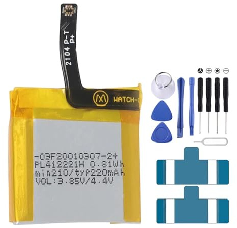 Batteria 220mAh 3.84V 0.81Wh PL412221H per A1913 A1914 A1811 Batterie per Orologio Intelligente Accessori Batteria di Ricambio