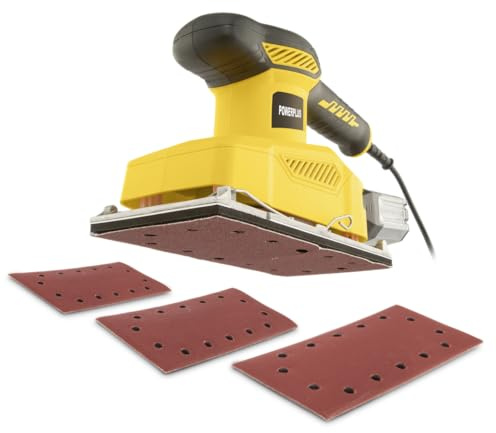 Powerplus Ponceuse vibrante POWX04410 - Ponceuse vibrante 350W - 6 acc.