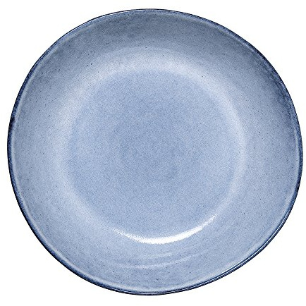 Bloomingville Klassischer Suppenteller Sandrine aus Keramik in ansprechendem Blau mit einem Durchmesser von 22 cm – Ideal für Suppen, Eintöpfe und kreative Gerichte, die stilvoll serviert werden.