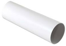 EDIL PLAST serie CTR125B Tubo bianco da 1,5 mt tondo Ø 120 mm