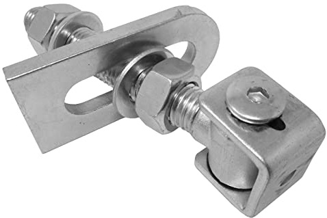 SO-TOOLS® Torscharnier M24 U lang mit Anschweißlasche, verzinkt, verstellbar Konstruktionsscharnier Türbänder