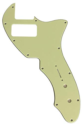 Passend für US Telecaster Thinline 69 Reissue Tele TV Jones Style Gitarre Pickguard (3-lagig, Vintage Green)