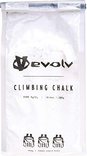 Evolv Chalk 300 Weiß - Reines unverfälschtes Chalk, 300g, Größe 300g - Farbe White