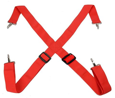 TUOREN Parade Marching Snare Drum Sling Strap Adjustable Nylon Shoulder Strap with Metal Hook Percussion Accessories 70-140cm Length