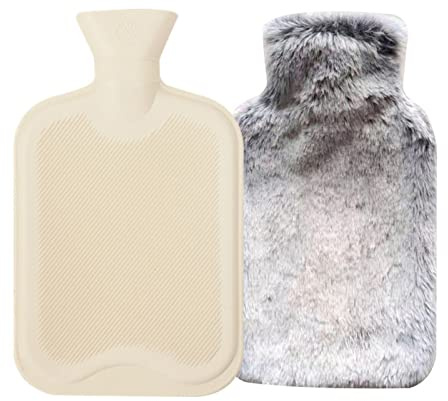 Wärmflasche, Kuschelweichem Fell Bezug 2l, Wärmflaschen, Warmflasche | Wärmeflaschen, Kalttherapie, Hand-Fußwärmer, Menstruationsbeschwerden (# - 15)