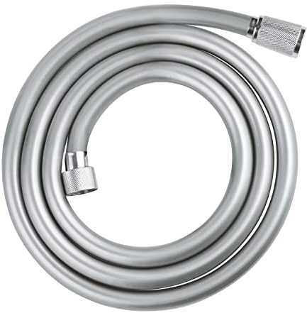 GROHE Vitalioflex Trend, Duschschlauch 1,75m (flexibler knickfester Brauseschlauch für die Dusche, druckbeständig, universaler Anschluss, keine Dichtungsringe notwendig), chrom, 28742002