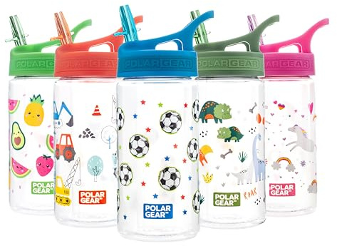 Polar Gear Drink Bottle with Flip up Spout, Blue