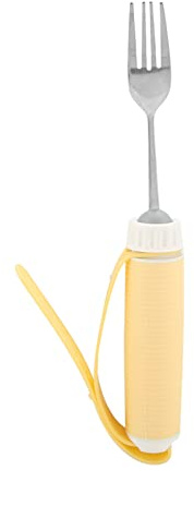 Paciente Discapacitado Artritis Anciano Utensilio Desmontable Flexible Giratorio Vajilla para Comer Tenedor para Mayor Flexibilidad y Comodidad Mientras Come para Discapacitados