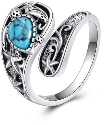 YFN Sunflower Bee Ring Sterling Silver Honeycomb Adjustable Spoon Rings Jewellery Gifts for Women