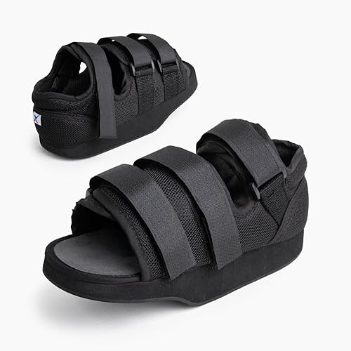 Express Orthopaedic Orthotix Medically Approved: Post-Op Heel Weight Bearing Shoe - Supplied to UK Hospitals for patients to offload weight to forefoot region (Medium (UK Shoe: 5-7)) (M)
