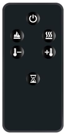 VINABTY Nuovo Telecomando di ricambio Per ﻿Dimplex electric fire Remote Controller