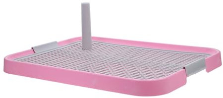 HOUDERCO Dog Potty Tray Für Kleine Und Mittelgroße Hunde Effektive Indoor-hundetoilette Mit Spritzschutz Vielseitig Einsetzbar Als Urinal Oder Katzenklo Pflegeleicht