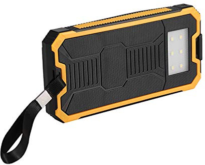 Caricatore Portatile da 20000 MAH Solar Power Bank, Doppio Caricatore del Pannello Solare USB con Carica Rapida, Kit di Caricabatterie Solari Fai -da -te per L'emergenza per