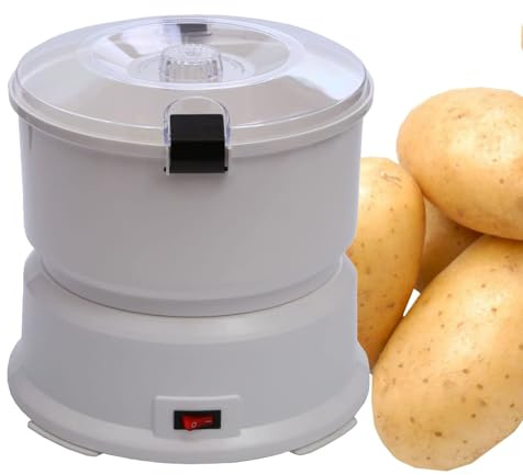 VNNHGB Pelapatate per Verdure, Macchina per pelare Le Patate da Cucina, elettrica Automatica, Multifunzionale, Portatile, rotativa, Lavatrice per Patate da Cucina - Macchina per pelare Multifunzione