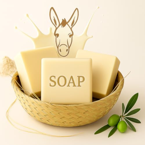 Sapone naturale al latte di asino (2 pezzi)