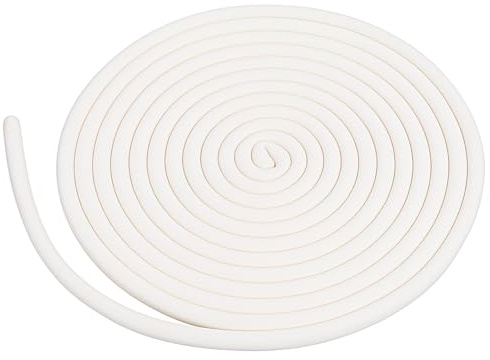 Asta di supporto da 1/8 x 5 m, colore bianco, sigillante per fessure e giunti di riempimento in calcestruzzo, corda di riempimento per giunti di espansione in calcestruzzo
