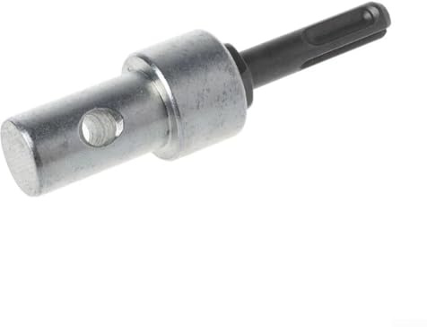 Adaptateur de foret SDS à 2 fentes à tige ronde pour connecteur d'arbre conçu pour tête de tarière de terre à utiliser avec des perceuses électriques et des outils de marteau