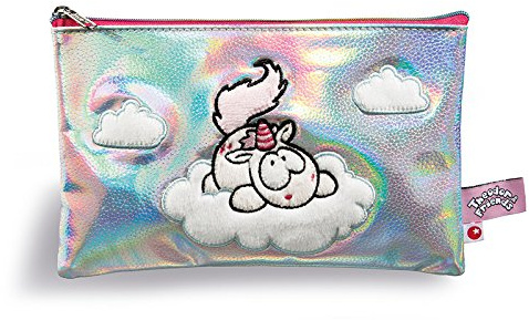 Nici 42114 Mäppchen Einhorn Theodor & Friends silber 20 x 13 cm