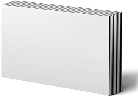 LLPT Trocken Abwischbare Magnetfolien 6 Packungen 15cm x 21cm Weiß | Wiederverwendbar, Magnetfolie Zuschneidbare Aufkleber Notizen für Kühlschrank Schreibtisch Regal DIY Whiteboard