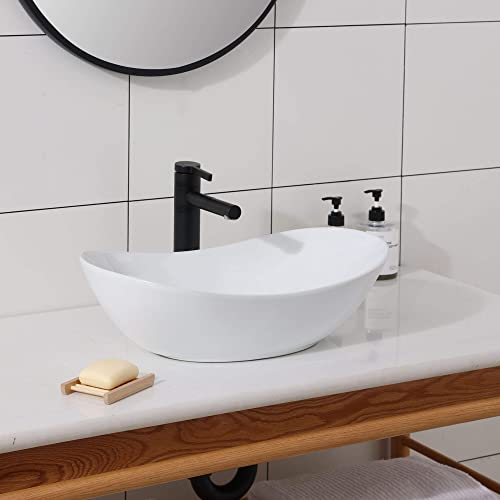 Schwänlein Lavabo a mano, 52 x 32 x 14 cm, in ceramica, colore: bianco