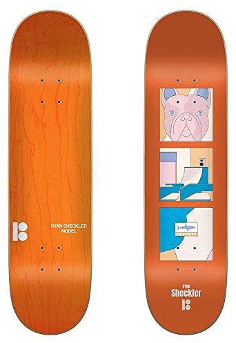 Plan B Quadratische Sheckler, 20,3 x 80,9 cm, Deck für Erwachsene, Unisex, Mehrfarbig (Mehrfarbig), Einheitsgröße