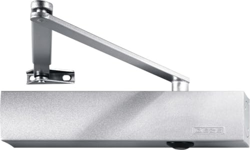 Türschließer Türschliesser GEZE TS 4000 V Weiß RAL 9016 mit Feststellgestänge und Montageplatte // hohe Qualität // für Feuer- und Rauchschutztüren geeignet