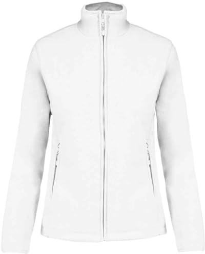COOZO Ladies Maureen Micro Fleece Jacket - White - M